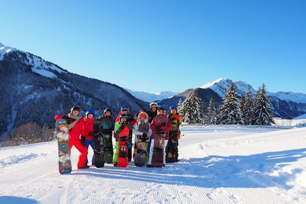 Snowboard Gruppenbild