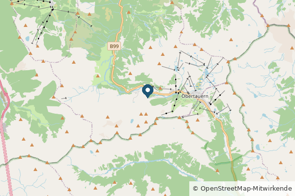 Karte: Obertauern, Österreich (© OpenStreetMap-Mitwirkende)