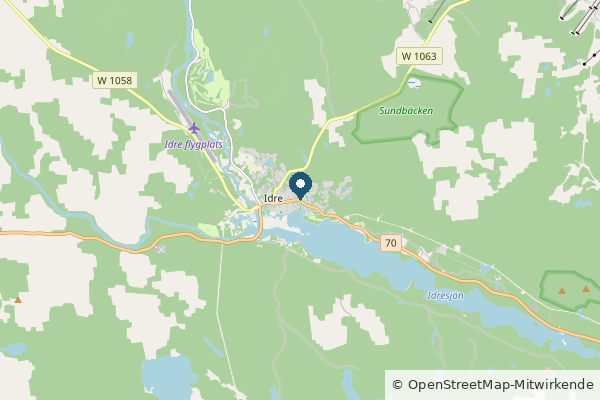 Karte: Idre, Schweden (© OpenStreetMap-Mitwirkende)