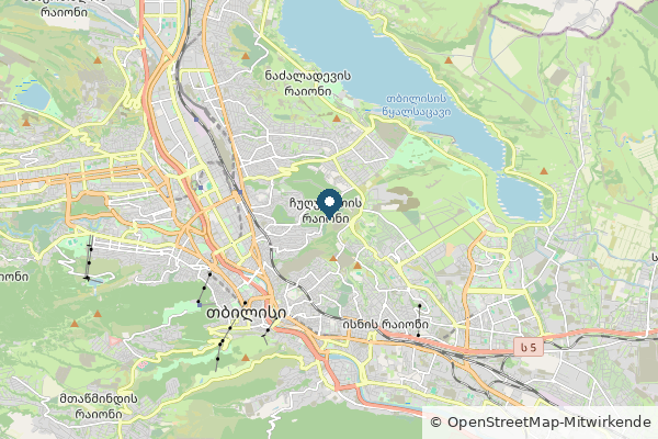 Karte: Tbilisi, Georgien (© OpenStreetMap-Mitwirkende)