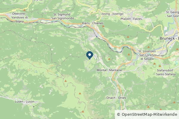 Karte: St. Lorenzen, Italien (© OpenStreetMap-Mitwirkende)