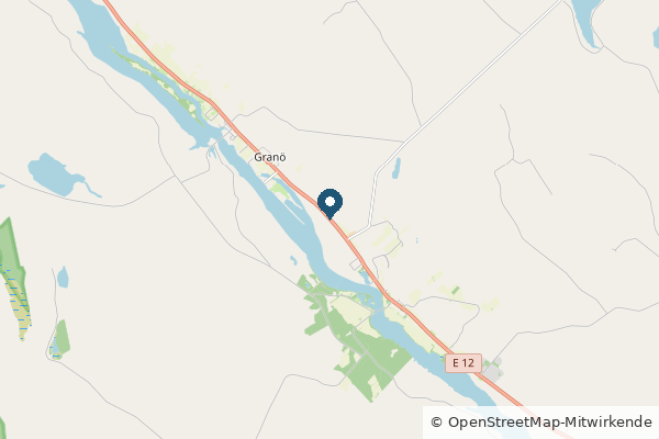 Karte: Granö, Schweden (© OpenStreetMap-Mitwirkende)