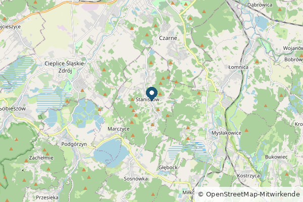 Karte: Stonsdorf, Polen (© OpenStreetMap-Mitwirkende)