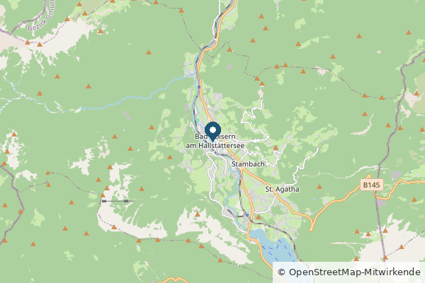 Karte: Bad Goisern, Österreich (© OpenStreetMap-Mitwirkende)